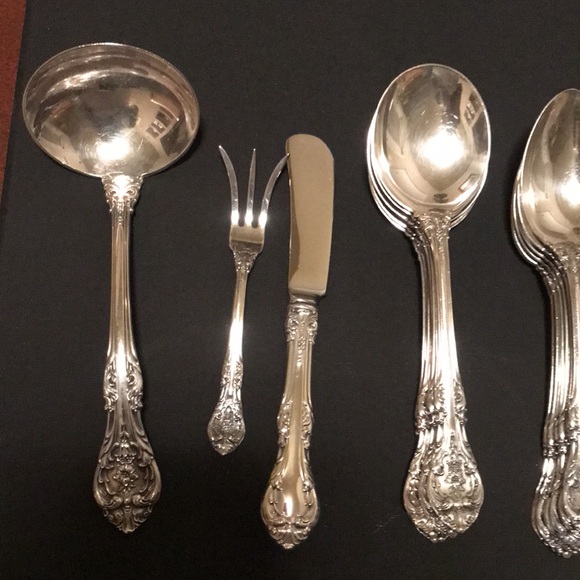 ⚪️ Gorham Sterling Silver Flatware/Serving Set (Vintage Set) - Picture 3 of 15